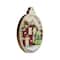 Wonderland Crafts Snowy Home Ornament Bead Embroidery on Wood Kit